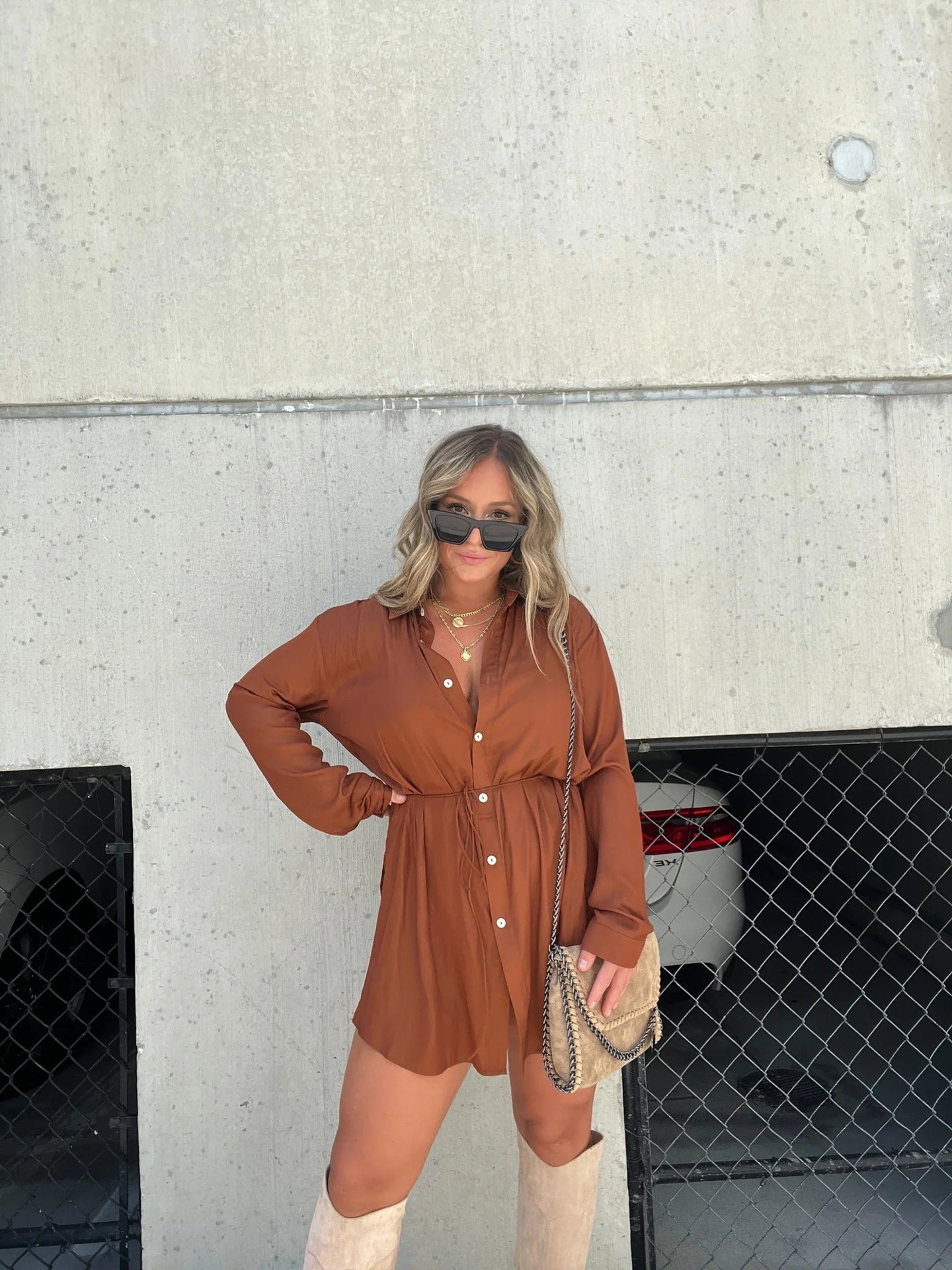 Zomerse Dames Jumpsuit met Lange Mouwen