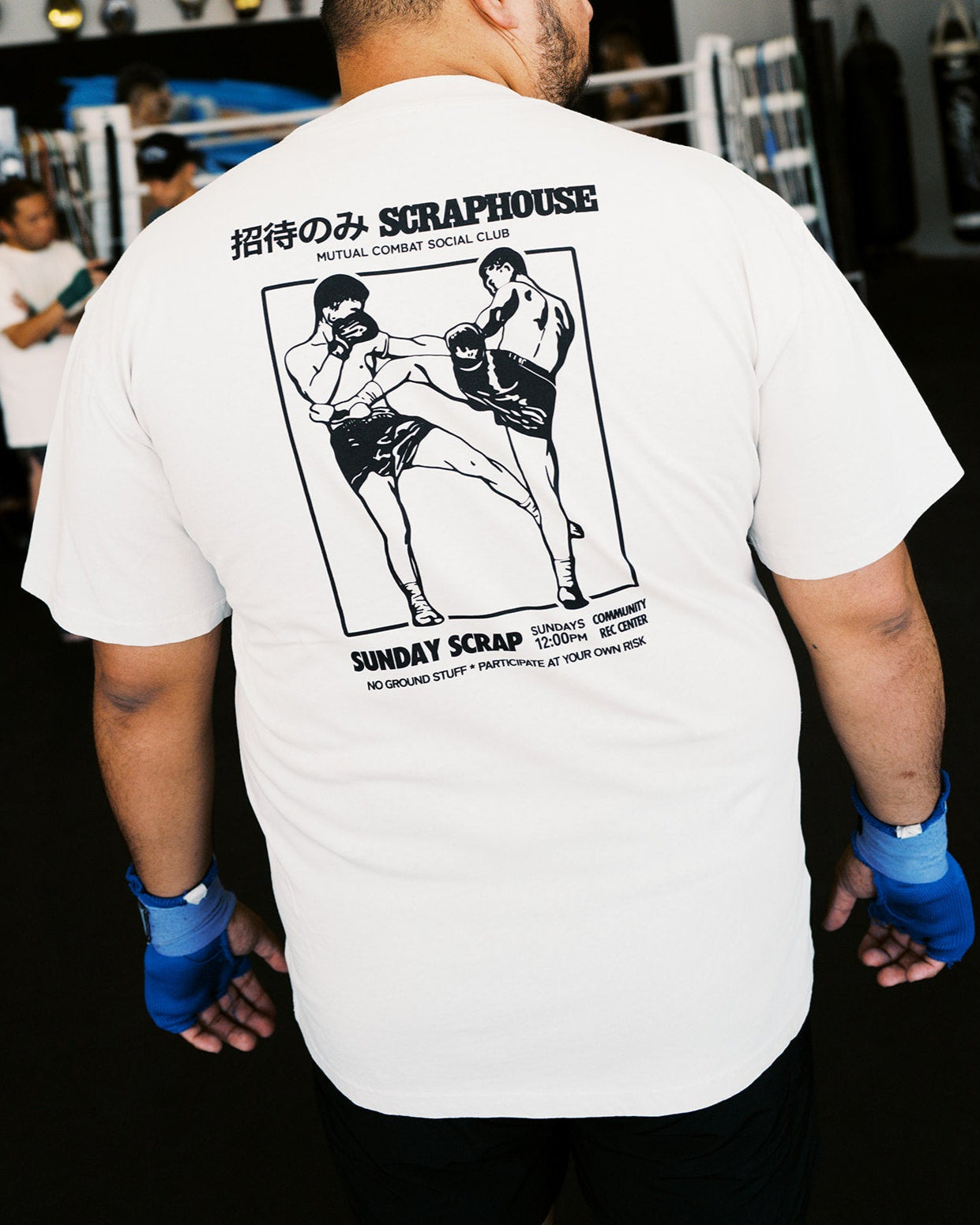 SUNDAY SCRAP TEE (BONE)