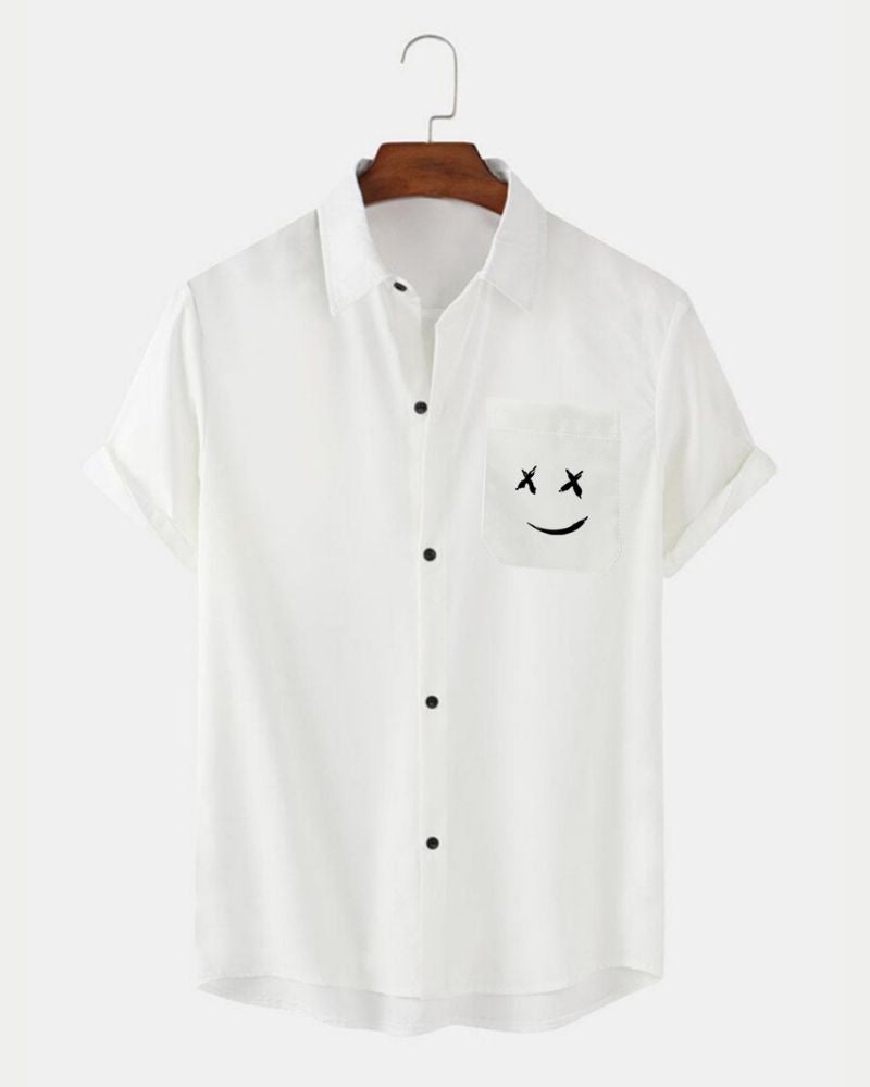Dark Humor Pocket Shirt-Cotton Folk