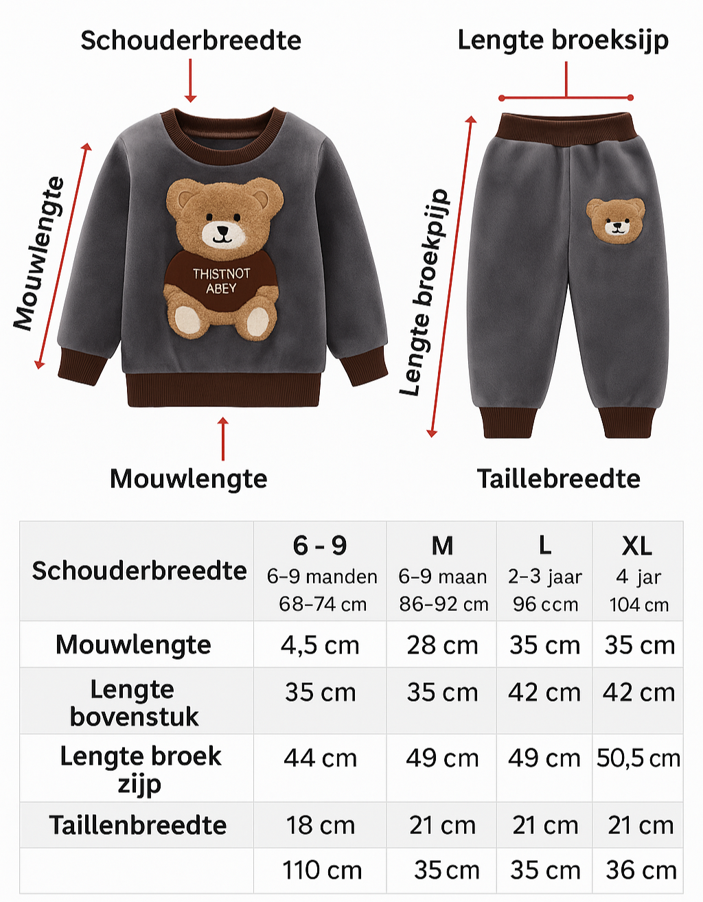 BambinoSnug 3-Delige Set