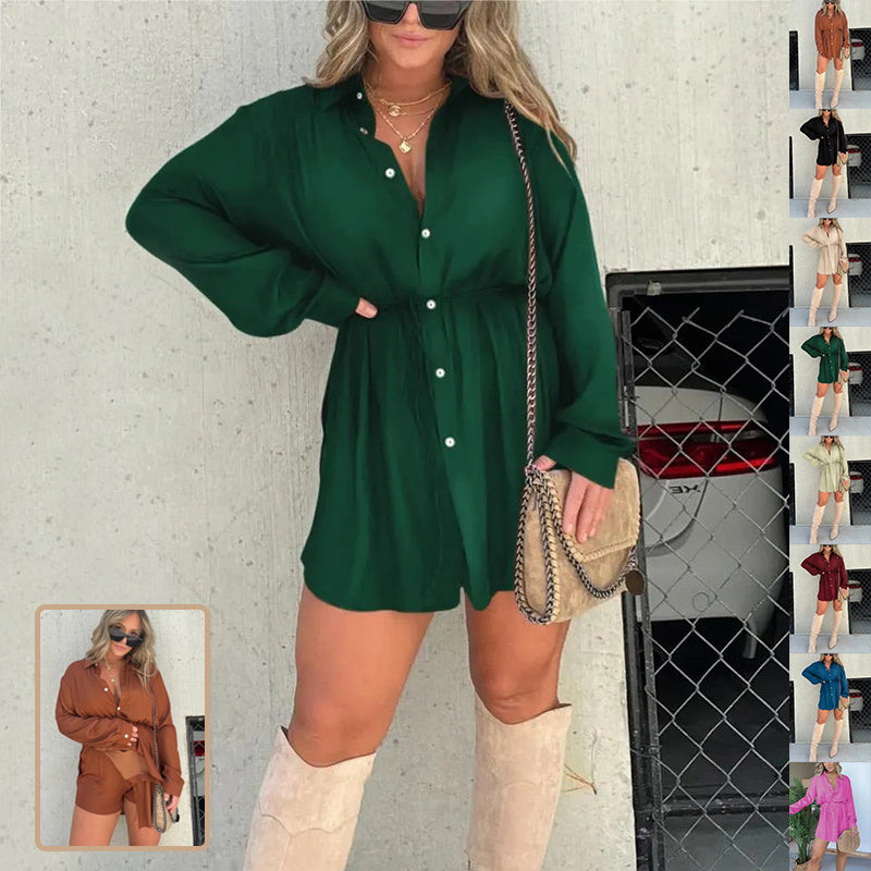 Zomerse Dames Jumpsuit met Lange Mouwen