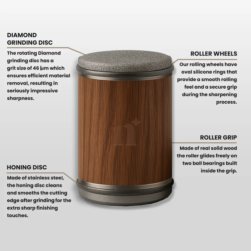 NOVARA DIAMOND ROLLING KNIFE-SHARPENER SET