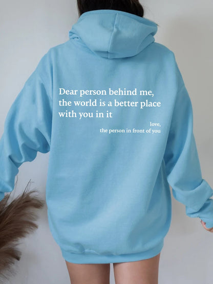 💝'Dear Person Behind Me' Sweatshirt🎉Buy 2 Save 10%