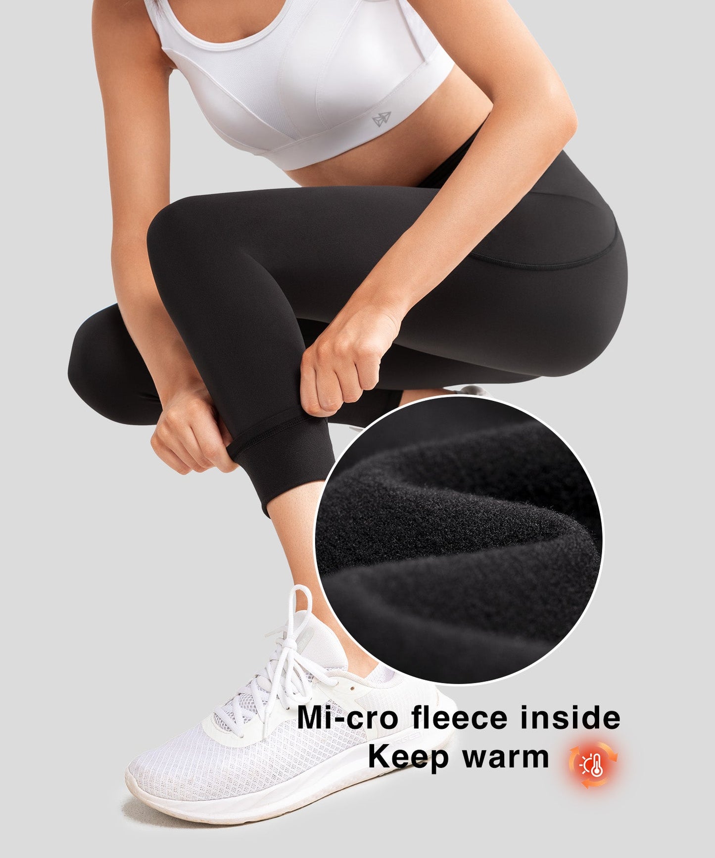 Sculpt Four-way Stretch Fleece Lined Leggings 26''| Women's High Support Leggings