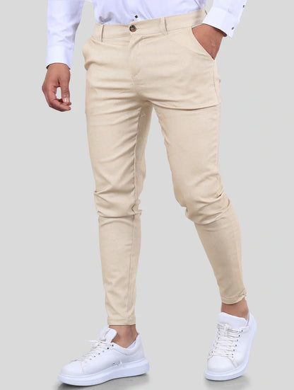 Noa Stretch Broek - Kaki