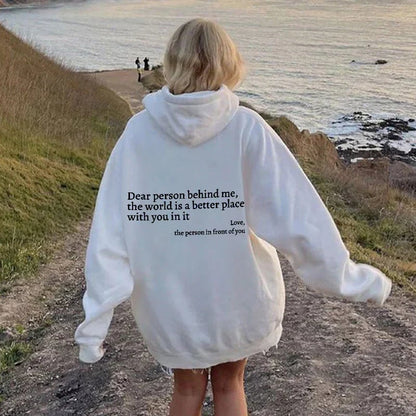 💝'Dear Person Behind Me' Sweatshirt🎉Buy 2 Save 10%