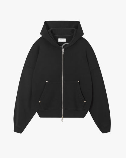Beast Zip-up Hoodie Black