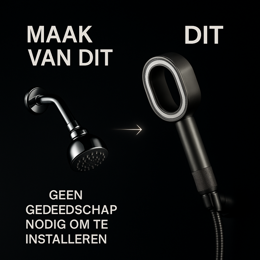 PureEdge Halo™ – Luxe Douchekop met Halo-Nevel & Gratis Scrub- & SoftClean