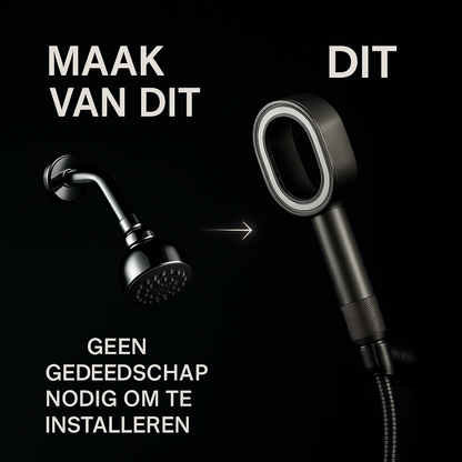 PureEdge Halo™ – Luxe Douchekop met Halo-Nevel & Gratis Scrub- & SoftClean