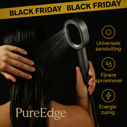 PureEdge Halo™ – Luxe Douchekop met Halo-Nevel & Gratis Scrub- & SoftClean