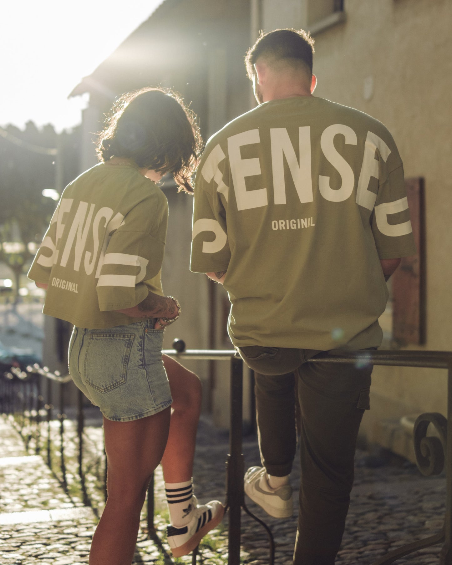 Crop top STENSED Oversize