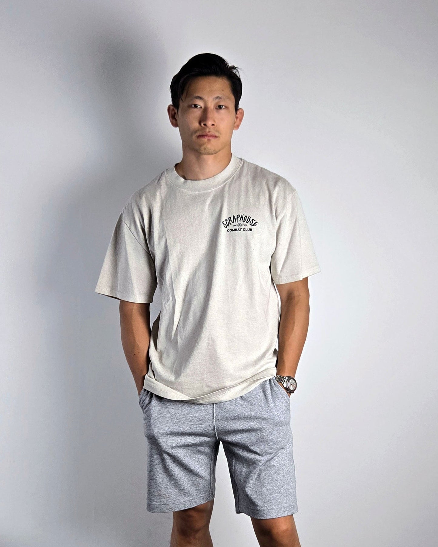 SUNDAY SCRAP TEE (BONE)