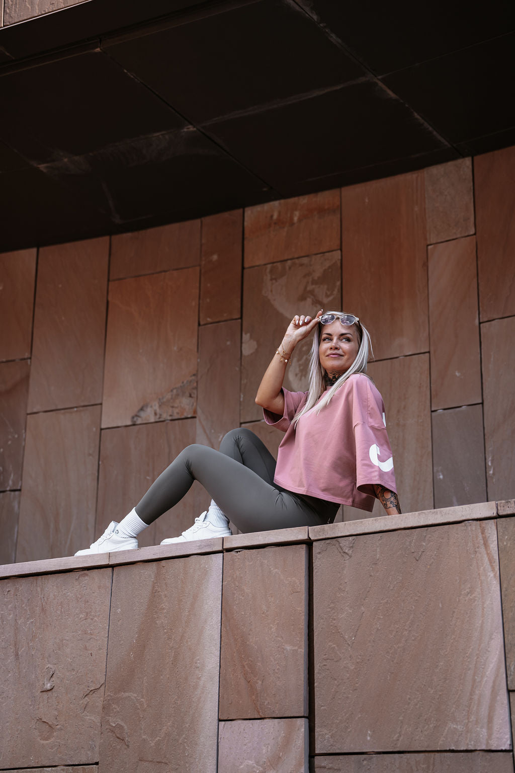 Crop top STENSED Oversize