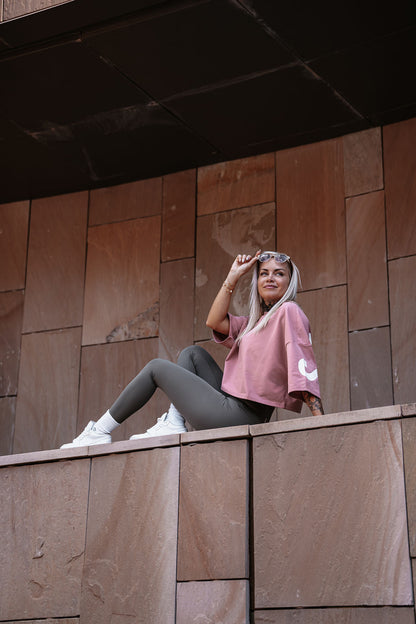 Crop top STENSED Oversize