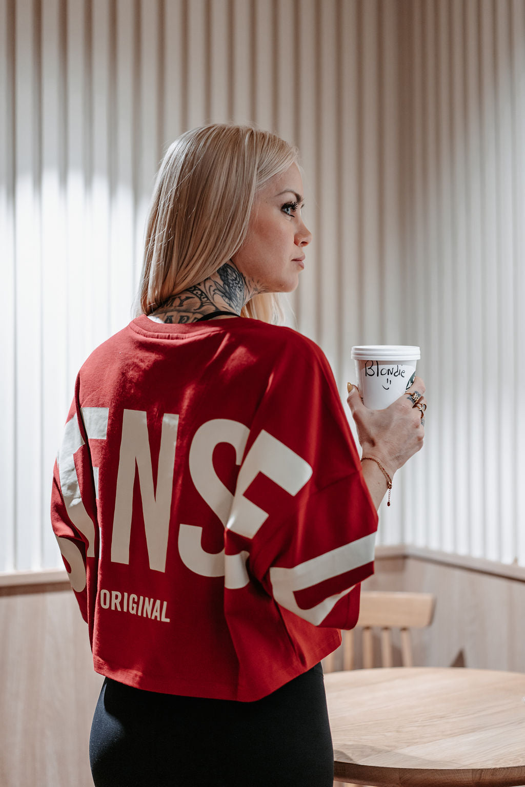 Crop top STENSED Oversize