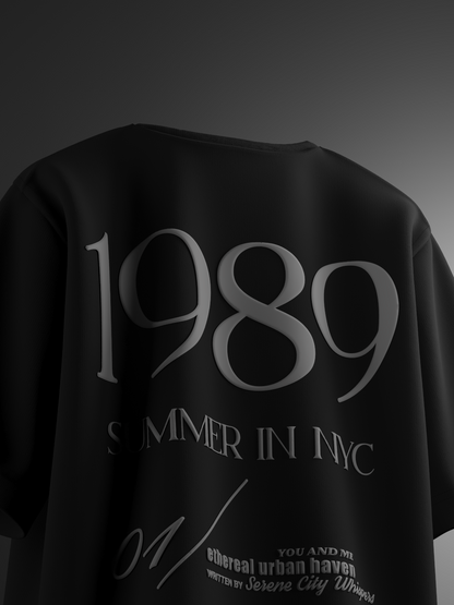 Summer In New York Boxy Fit Oversized T-Shirt [UNISEX]