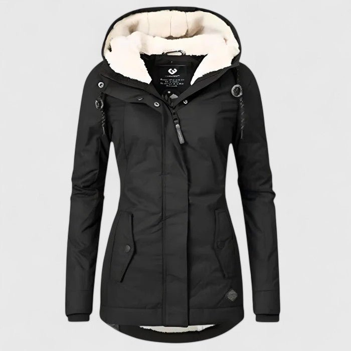 Seravia™ - Waterafstotend herfstjack met capuchon