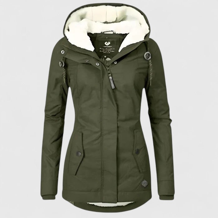 Seravia™ - Waterafstotend herfstjack met capuchon