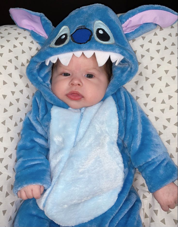 🍼💙 بدلة ستِيتش الدافئة للأطفال