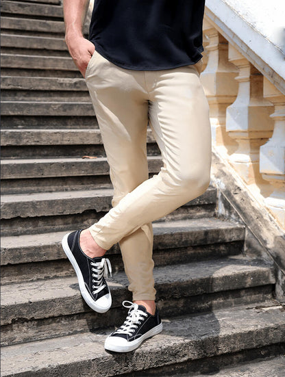 Noa Stretch Broek - Kaki