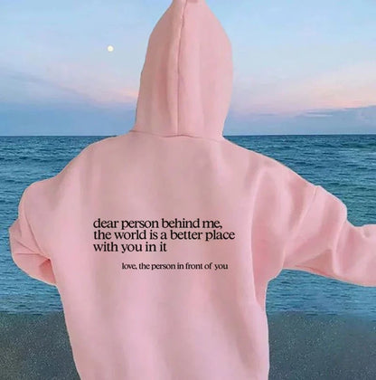 💝'Dear Person Behind Me' Sweatshirt🎉Buy 2 Save 10%