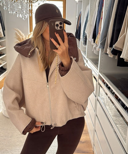 Jacke Filou Taupe Ladypolitan ♡
