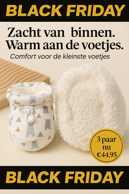 BabySherpa Walkers – Warme First-Steps Schoentjes