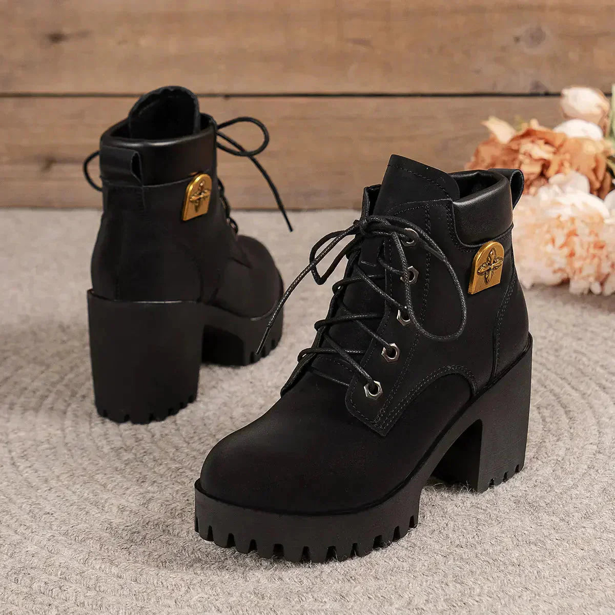 Aurora Lace-Up Boots